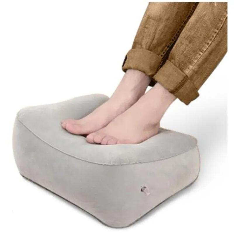 Car Pillow Inflatable Travel Sleeping Inflatable Aircraft Foot Pad Foot Travel Supplies Leg Train Sleeping  Aircraft Pillow Zm92