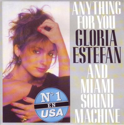 7-Zoll-Schallplatte MIAMI SOUND MACHINE Anything For You EPC6516737 Epic 1988 Spanien Rock Gebraucht