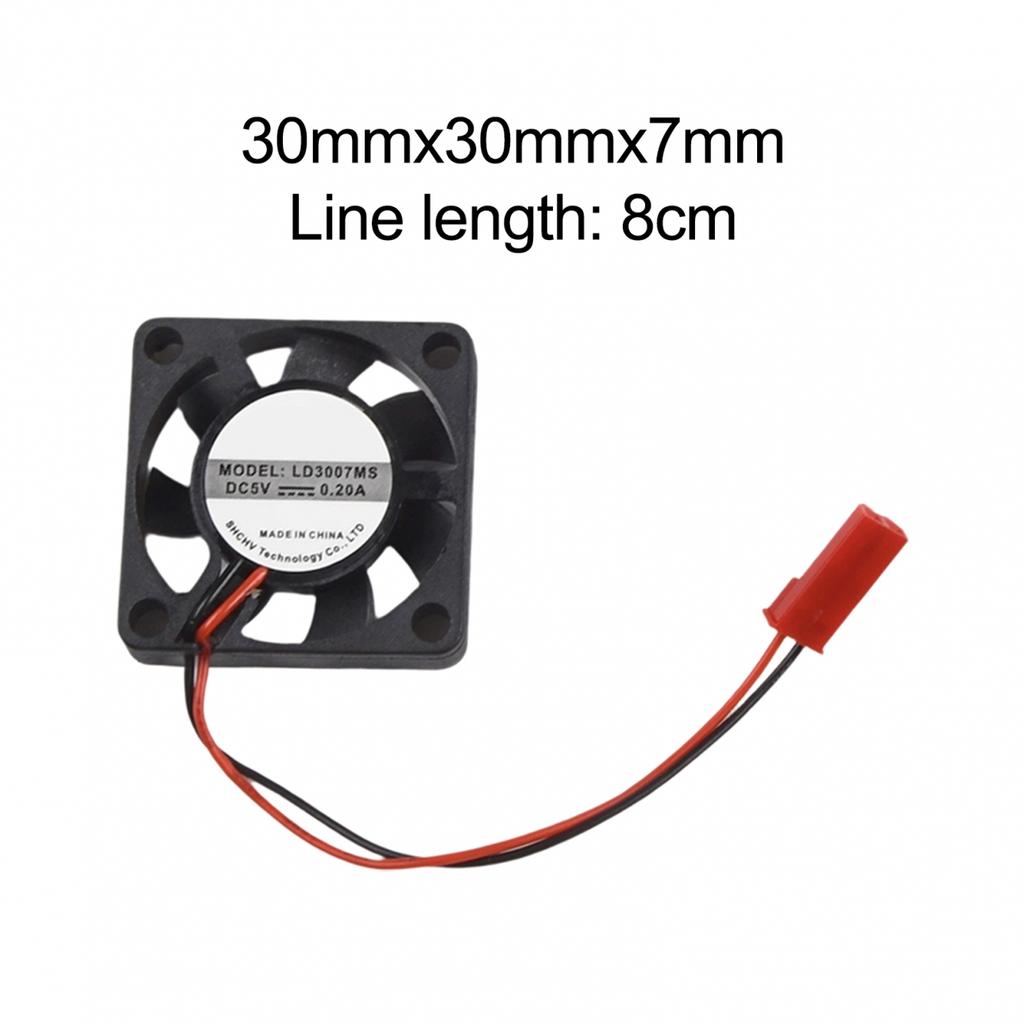 Quiet Cooling Fan for Raspberry Pi with 30000 Hours Lifespan and 5V Power