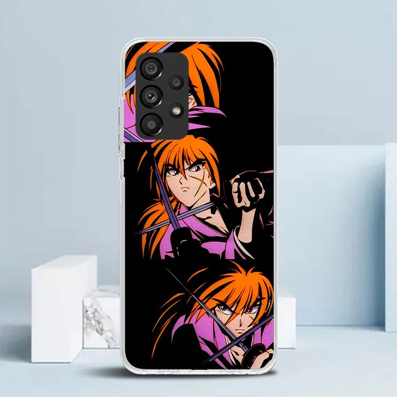 Rurouni Kenshin Anime für Samsung Galaxy A17 A37 A57 A16 A26 A36 A56 A15 A14 A55 Handyhülle A13 A53 A25 A35 A24 A34 A23 A33 Gala