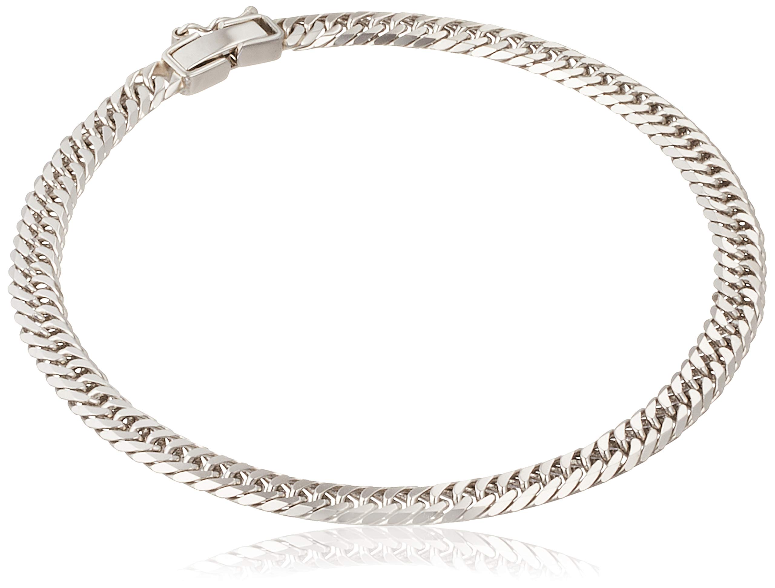 

PT850 6 sides W Kihei Bracelet Made in Japan 10g18cm Platinum KIHEI [MJP] платиновий