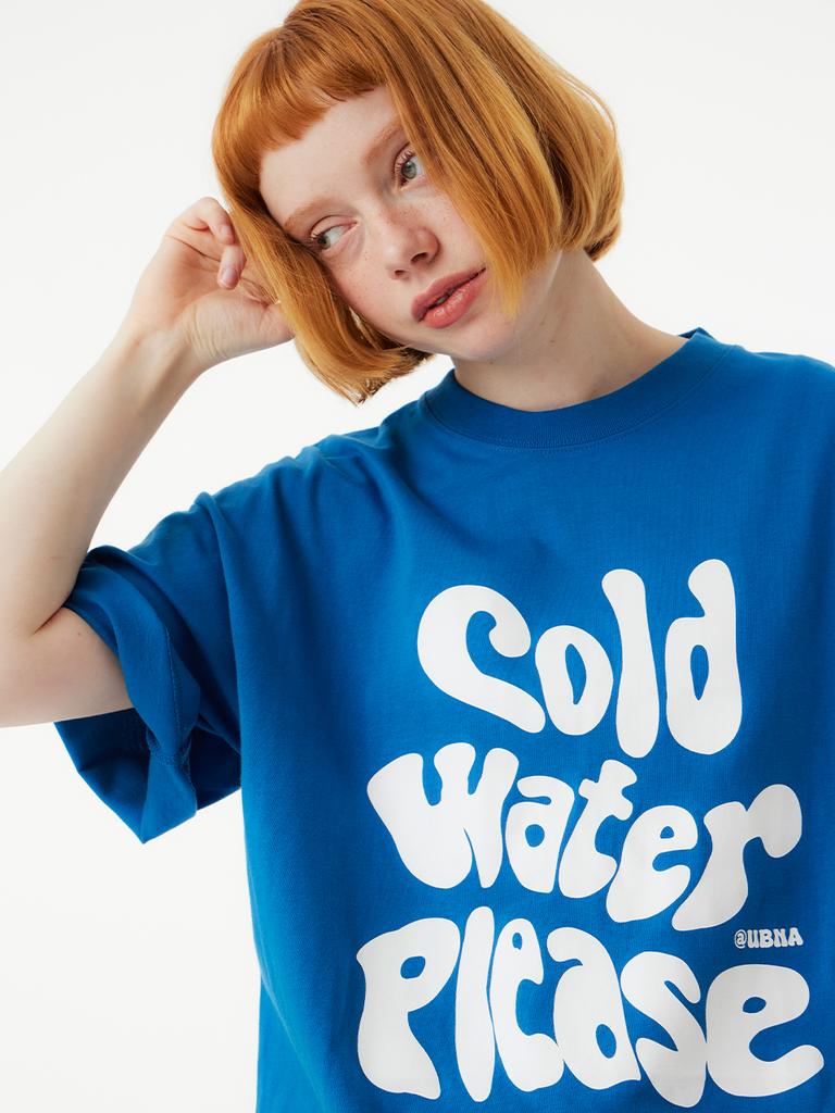URBANAGE Cold Water Plz Oversized Short Sleeve_Blue