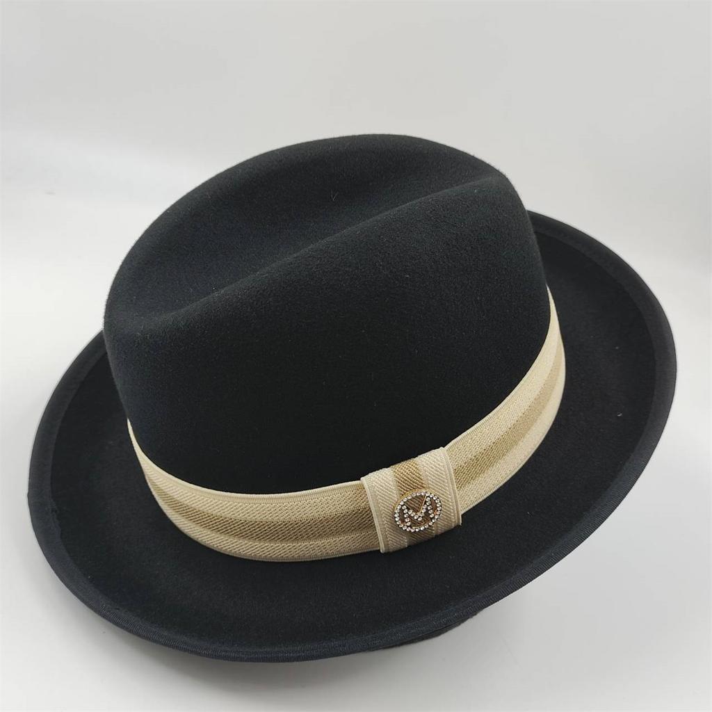 The Derby Hat Bowler Hat Fedora For Women And Men Party Hat Men Hat For Winter Elastic Band Felt Hat Jazz Church Hat