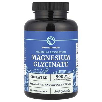 Magnesium Glycinate, 240 Capsules (250Mg Per Capsule)