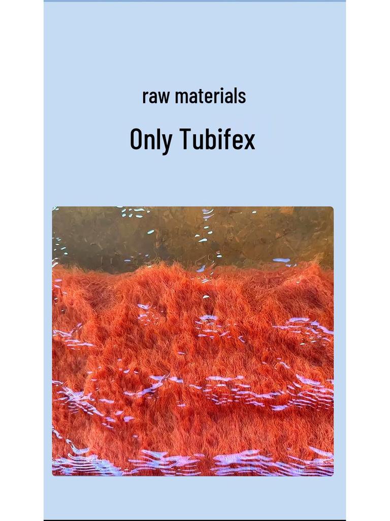 Freeze-Dried Red Bloodworm Tablets for Ornamental Fish - Ideal for Small Fish, Tropical Fish, Angelfish, and Cichlids