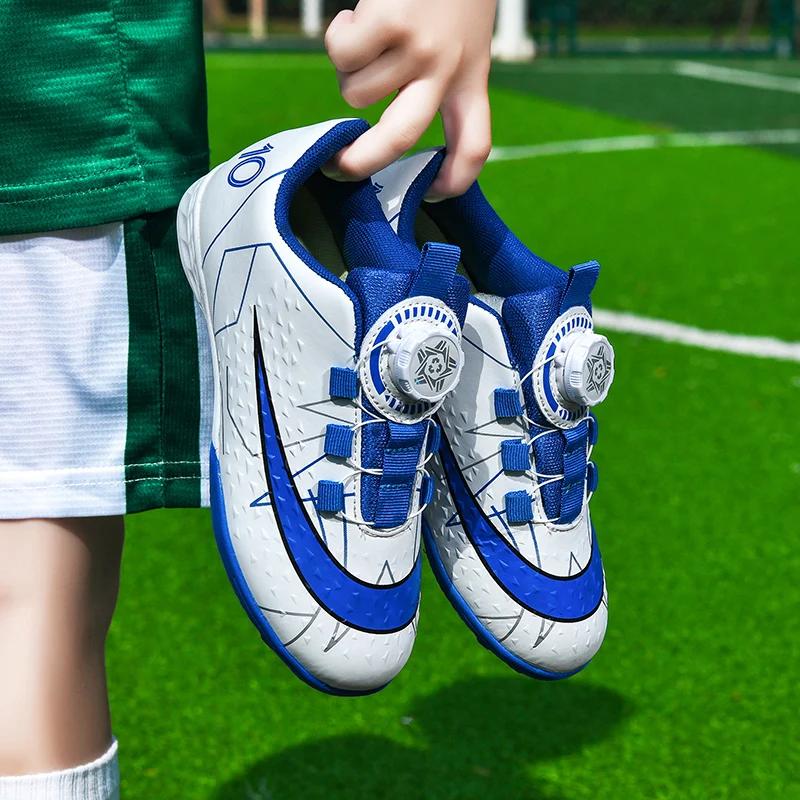 Children Sneakers Top Quality Field Kids Non-Slip Cleats Soccer Shoes Girls Futsal Ultralight Boy Turf Training Football Boots