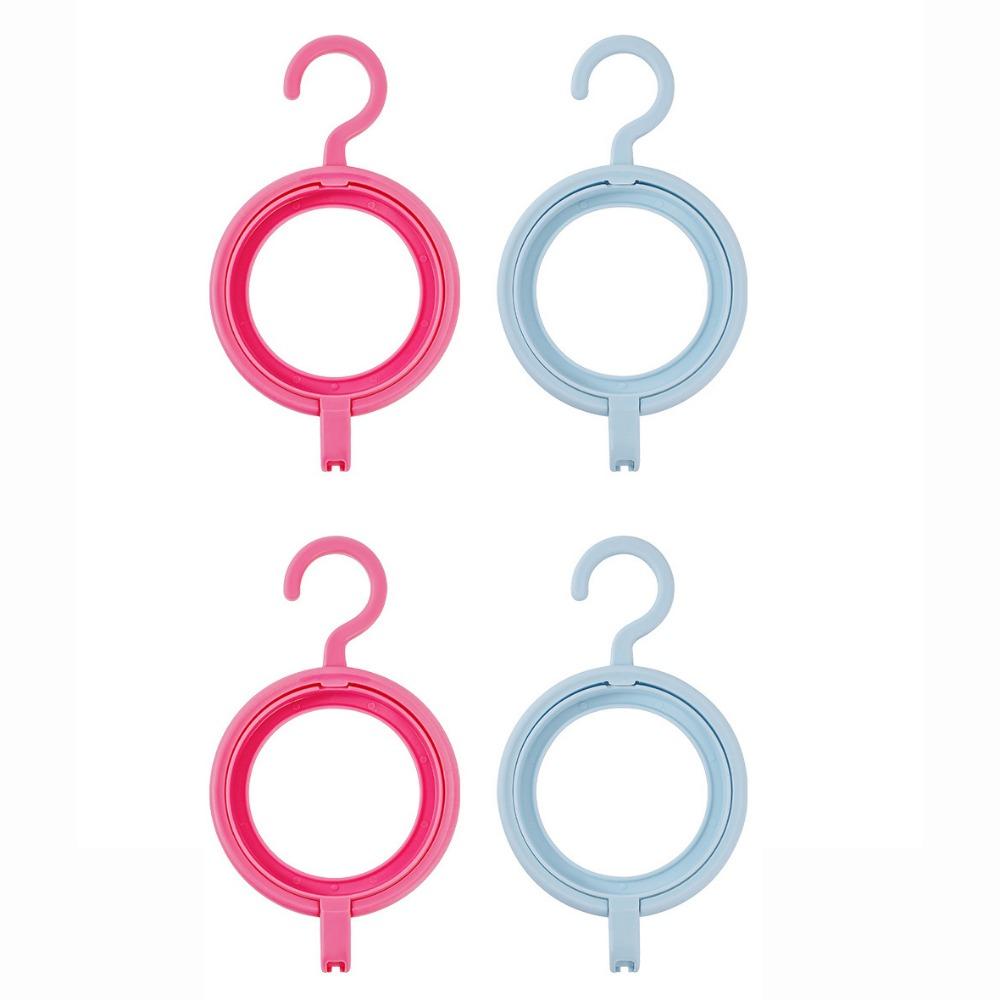 4Pcs Bright Color Hat Display Holder Plastic Wall Door Storage Rack Baseball Cap Rack for Home синийрозы красного 1118₽