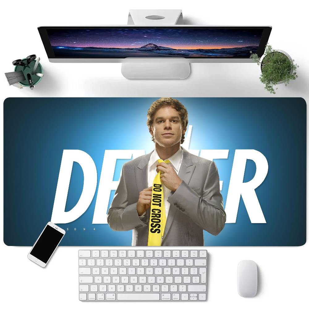 Dexter TV Series Mousepad Large Keyboard Desk Mat Gaming Mouse Pad LockEdge Non-slip Mat