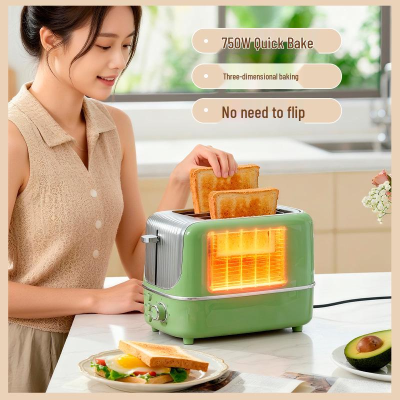 Automatic Pop-up Toaster for Dorm and Home - Toasts Bread and Sandwiches