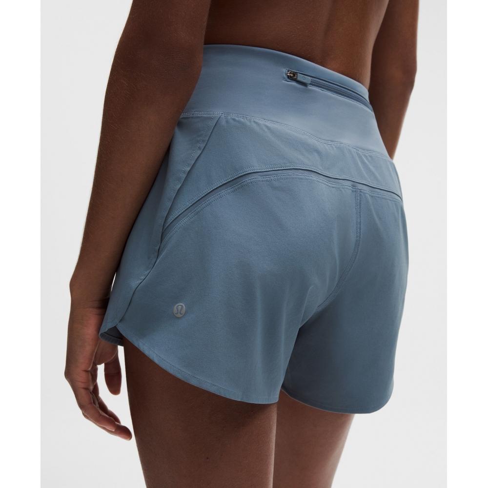 Lululemon Speed Up High Rise Short 4   Updated Steel Blue