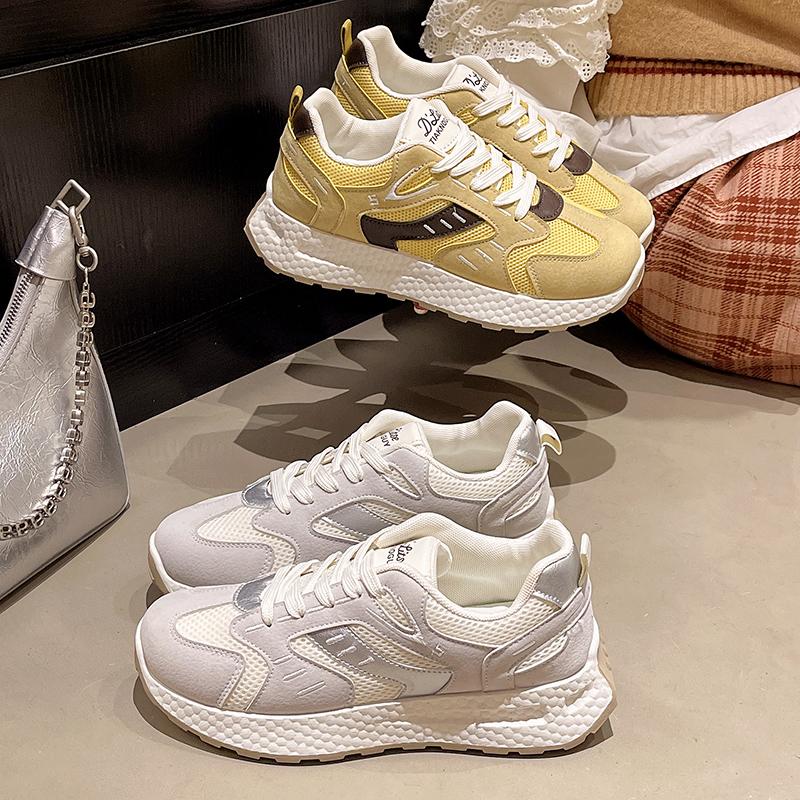 Fashion Walking Shoes for Men Women 2025 New Mesh Lace-up Summer Breathable Comfortable Tennis Shoes Original Trendy Sneakers