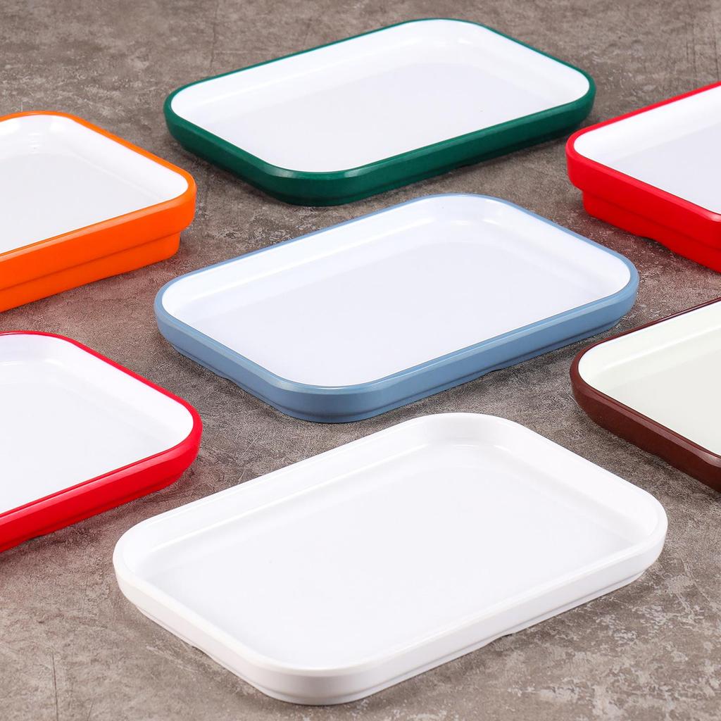 Melamine Rectangular Plastic Tray for Hot Pot & Sushi