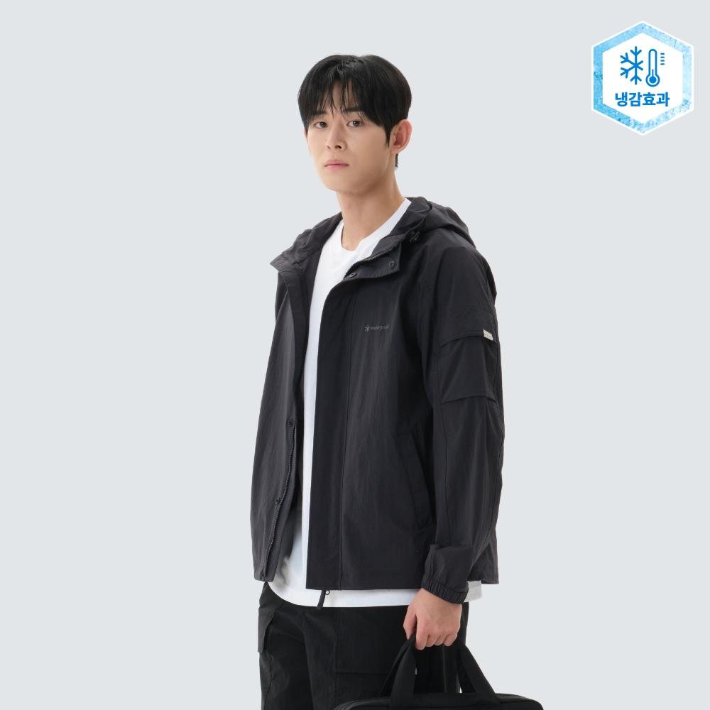[Snowpeak] Ветровка с карманом-рукавом Root Sleeve Pocket Темно-синий (S26MMRWB62) 95(M)
