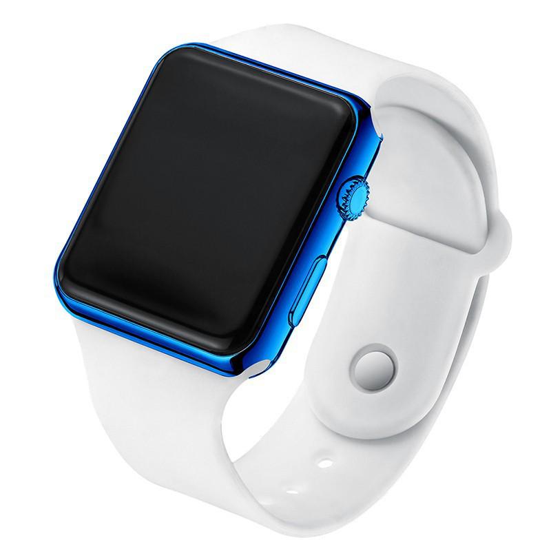 Summer LED Square Display Fashionable Casual Couple and Student Sports Watch
