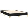 Maison Exclusive - Sommier à lattes de lit avec matelas noir 120x190 cm tissu