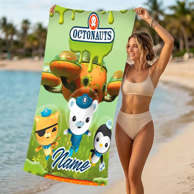 Customizable Personalized Beach Towels Octonauts Themed designs.Suitable for the Beach, Yoga, Sports;ideal As Beach Accessories