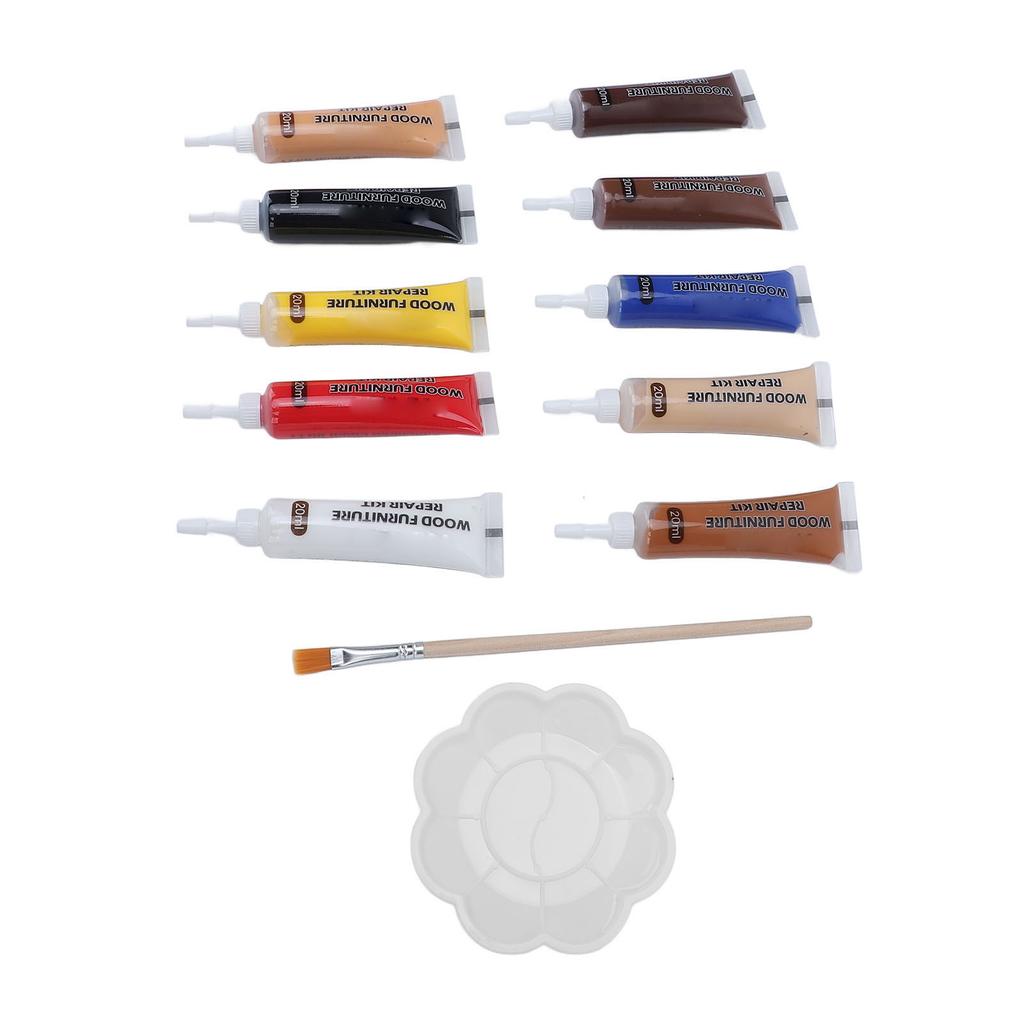 Wood Furniture Repair Kit 10 Fundamental Color Wood Putty Cabinet Touch Up Kit for Home