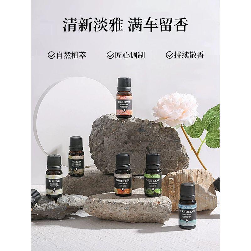 Diffusing Stone Aromatherapy Essential Oil Humidifier Special Water-Soluble Plant Fragrance Car Perfume Refill Liquid 10ml Floral Fruit Scent Ocean Aromatherapy