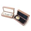Sophisticated Elegant Wood Medals Display Storage Case with Protective Layers for Stylish Collectibles Organizarion