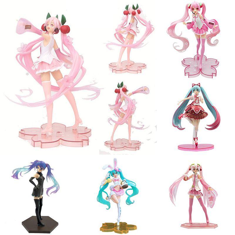 Hatsune Miku Cartoon Virtual Singer Manga Statue Figurines Stunning Collectible Model Toy