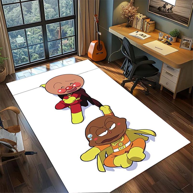 Area Rug Carpet Bread Superman Non Slip Washable Large Mat Gamer Room Bedroom Home Decor