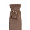 Sophia Layers Soft Faux Fur 1.7L Long Hot Water Bottle - Taupe