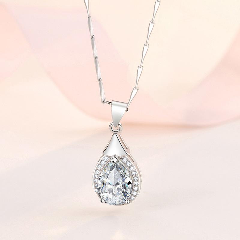 Lindon Women Copper Alloy Zircon Necklace Pendant For Women Party Gifts Fashion Gift