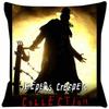 Superweiche Kissenhülle Horrorfilm 45x45 Kissen für Stühle Heimdekorationskissen für Sofa Überwurf-Kissenbezug SJ219