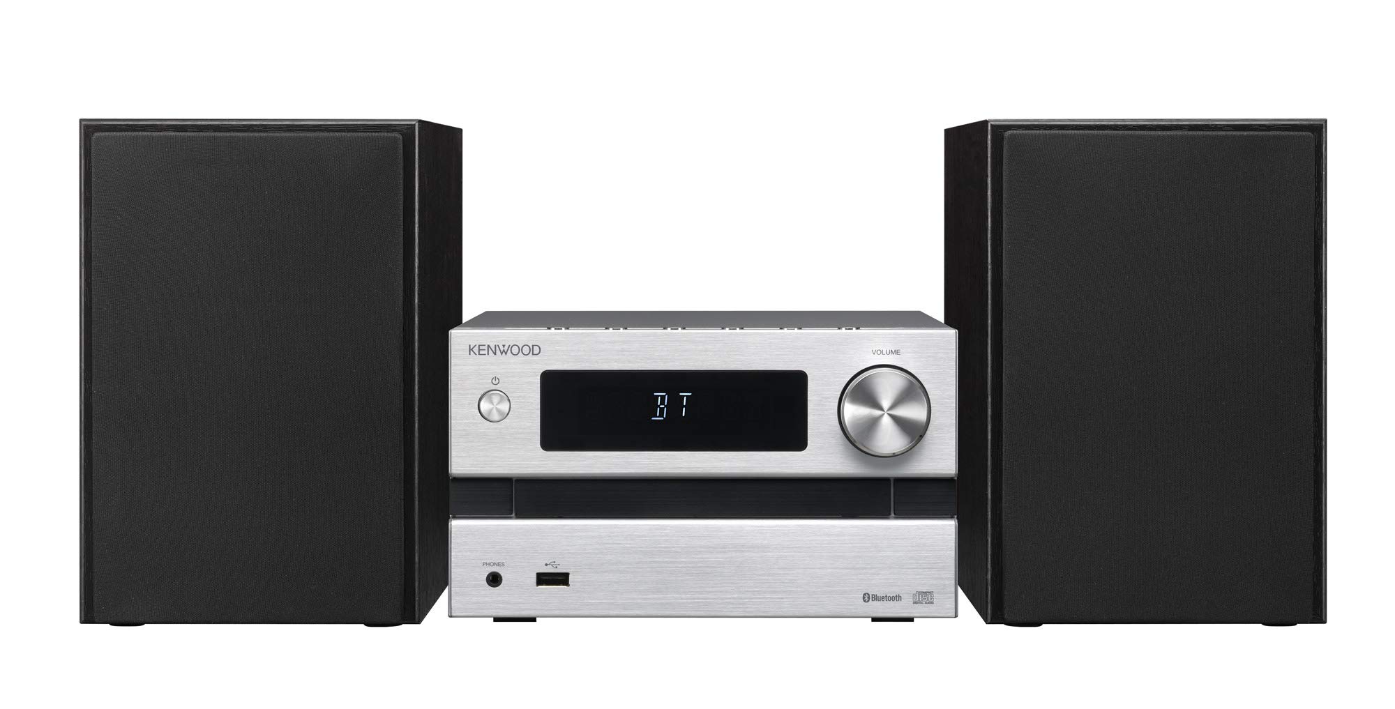 

Компактна система Hi-Fi KENWOOD M-EB50-S, сумісна з Bluetooth 25 Вт+25 Вт, срібляста