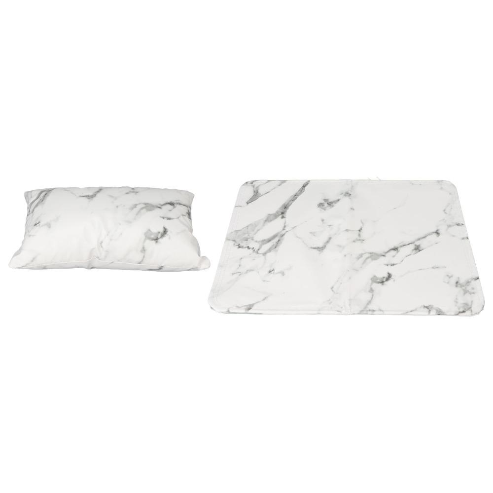 2 Stück Abnehmbares Nail Art Kissen PU-Leder Nagel Armlehne Kissen Handkissen Matte Für Nageltechniker