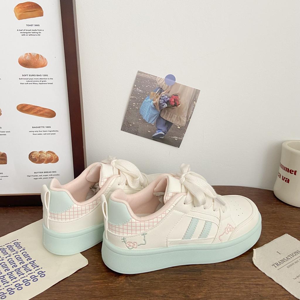 Autumn new breathable ins tide student platform leisure sports moral training board shoes
