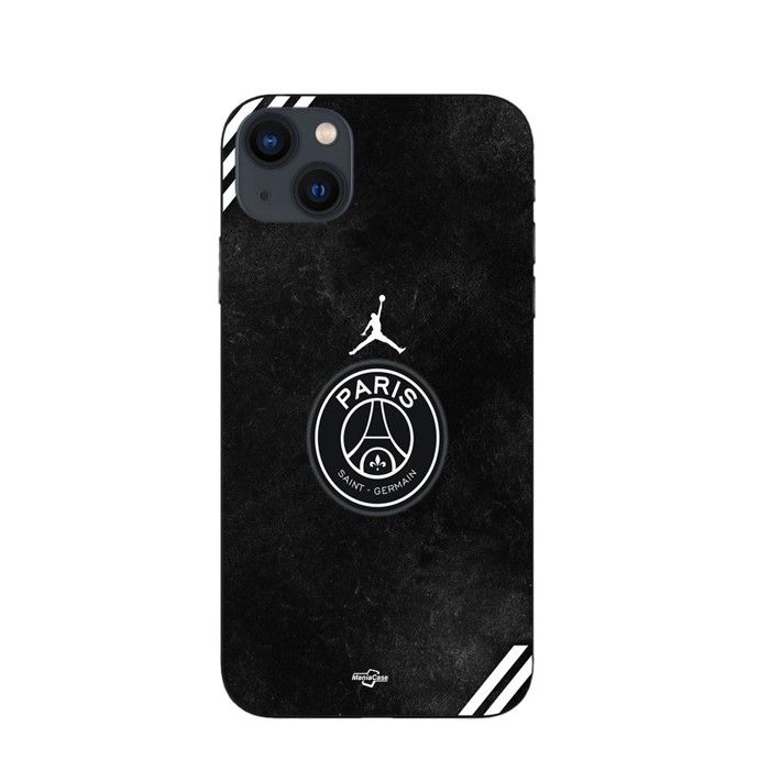 Maniacase Case for Iphone 13 Mini Psg Jordan Black Logo