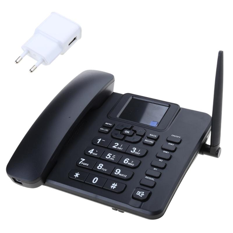 2G Desk Phone 2.4inch Color Display Support Full Netcom with Speed Dials Recording Functions for Trade Shows Home