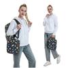 Cartoon Astronauts Riding Rocket Pattern Insulated Lunch Bag for Women Kids Leakproof Food Boxes Thermal Lunch Box Tote