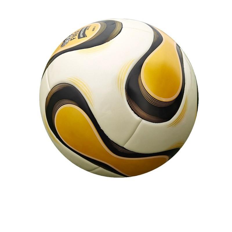Ny VM-pokal Nr. 5 Fotboll Explosionssäker Och Slitstark PU Sömlös Värmebunden Vuxen Student Tävling Träningsboll