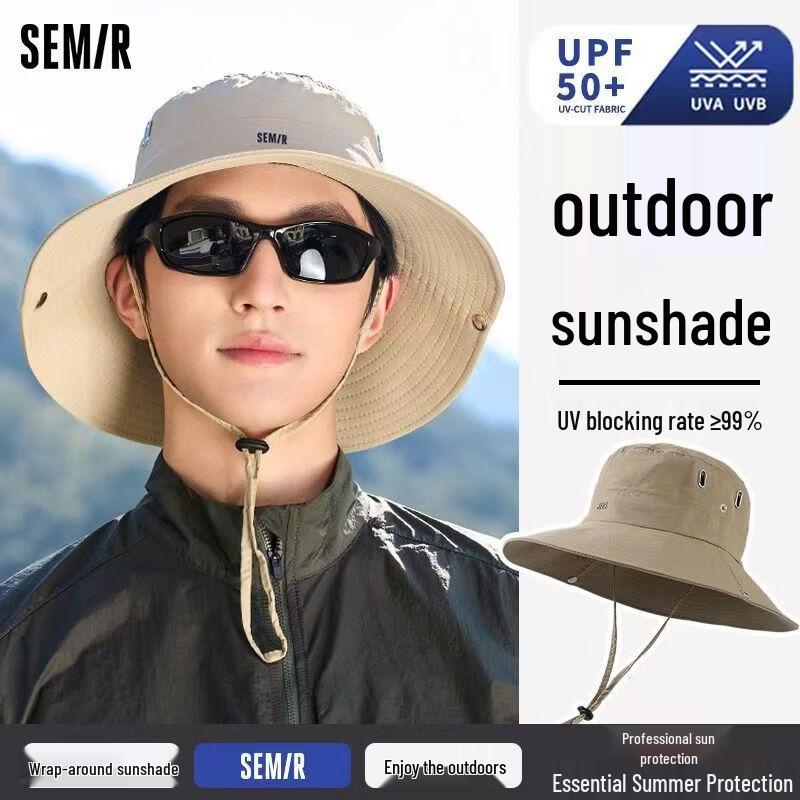 Semir Women s Wide Brim UV Protection Fisherman Hat