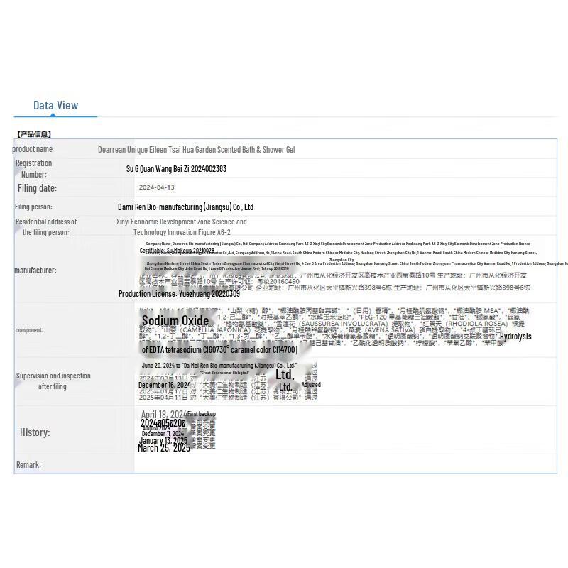 DearIrean Blooming Garden Duft Duschgel 350ml
