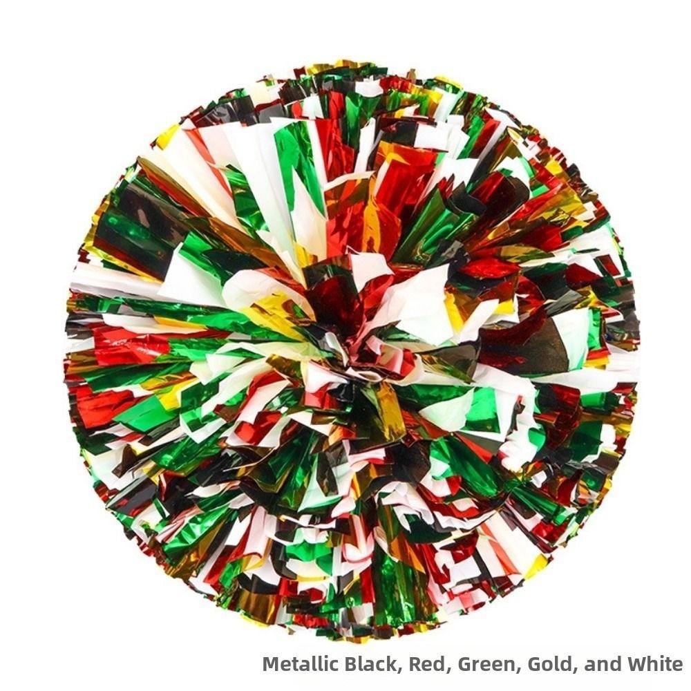 25cm Kids Game Pom Poms PET Come On Props Cheap Practical Cheerleading Multicolors Sports Match Vocal Ball Club Supplies