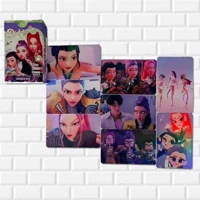 K-POP Dämonenjäger Ultimative Fotokarten Sammlung: HUNTRIX, LION BOYZ, & DERPY (PRO SET 50 STÜCK)