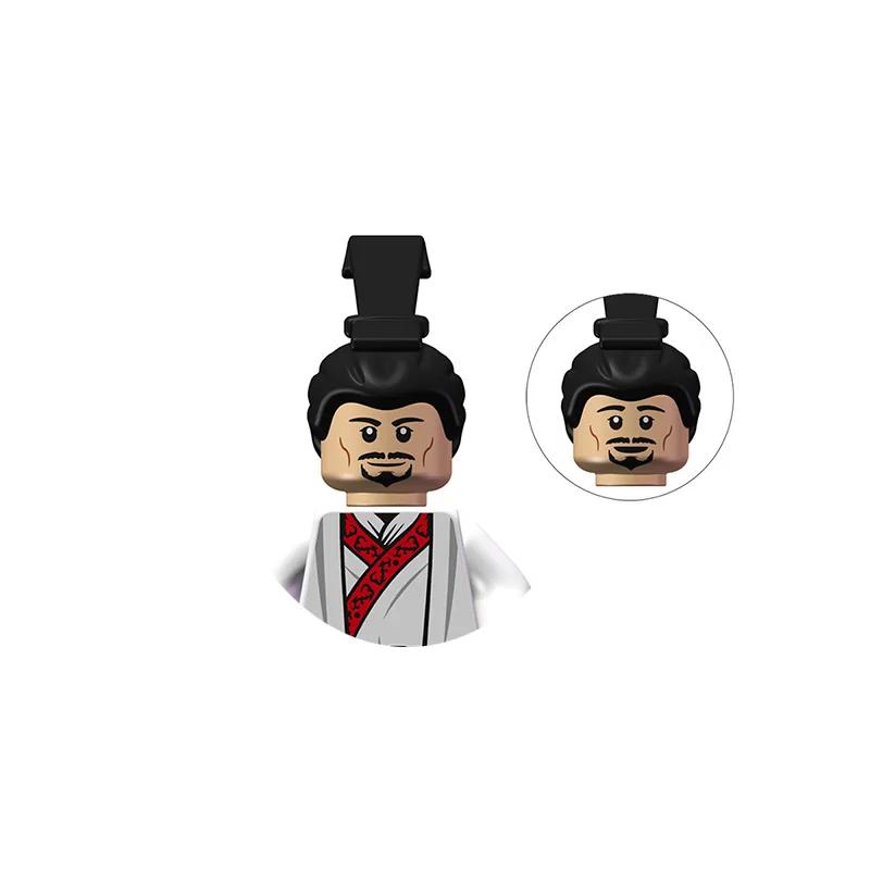 Kids Toys Chinese Ancient Historical Figures Military Soldiers Imperial Guard Military Commanders Model Building Blocks Gifts