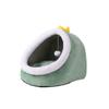Pet Cat Products Dog Nest Semi Closed Dinosaur Soft Breathable Comfortable Warm