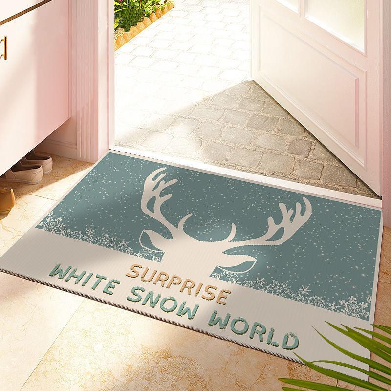 

Коврик для пола Рождественский подарок Придверный коврик Входной коврик Коврик для домашнего входа 60 * 90cm