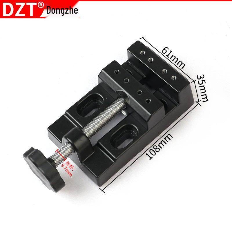 Mini Heavy-Duty Precision Bench Vise with Flat Jaw Clamps