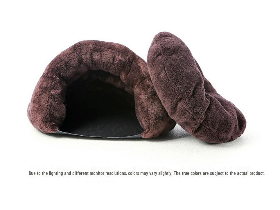 Enclosed Cat & Small Dog Winter Warm Nest Kennel - Four Seasons Sleeping Bag House