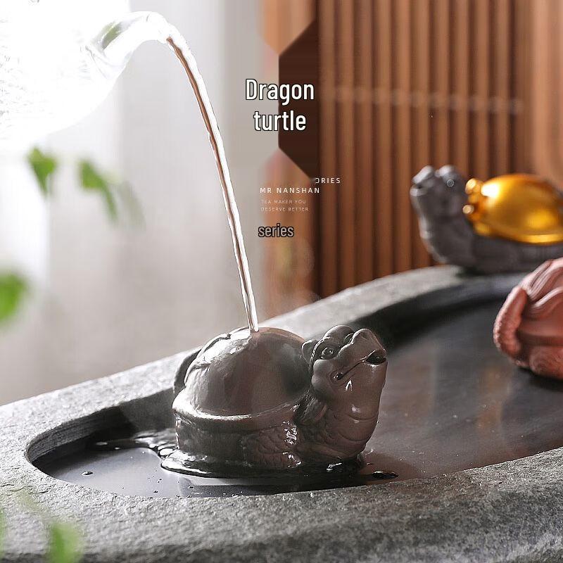 Zisha Dragon Turtle Tea Pet Ornament