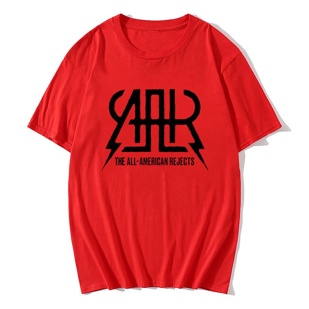 The All-American Rejects Logo Print T-shirt Cotton Short Sleeve Men/Women Tshirts Streetwear Street Style Graphic T Shirt