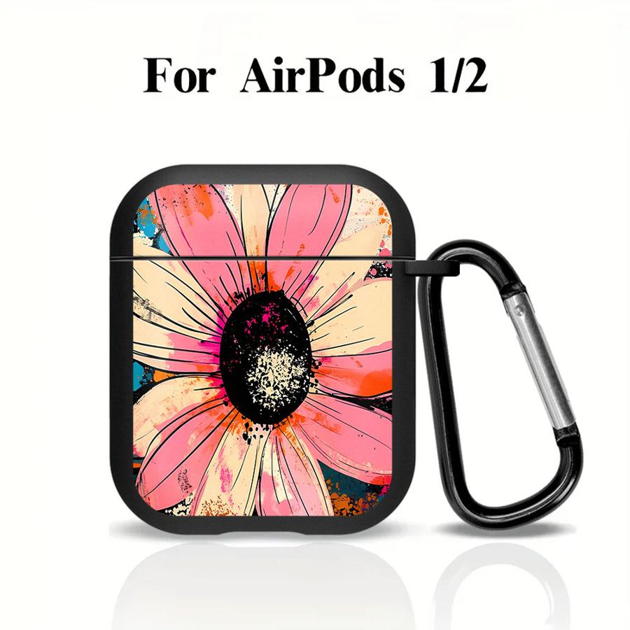Graffiti Daisy Flowers Earphone Cases Cover Case For Airpods Pro2 4 Pro3 1 Pro 2 3