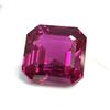 Beautiful Rhodolite Garnet Natural Asscher Cut 11-13 Ct Certified Gemstone
