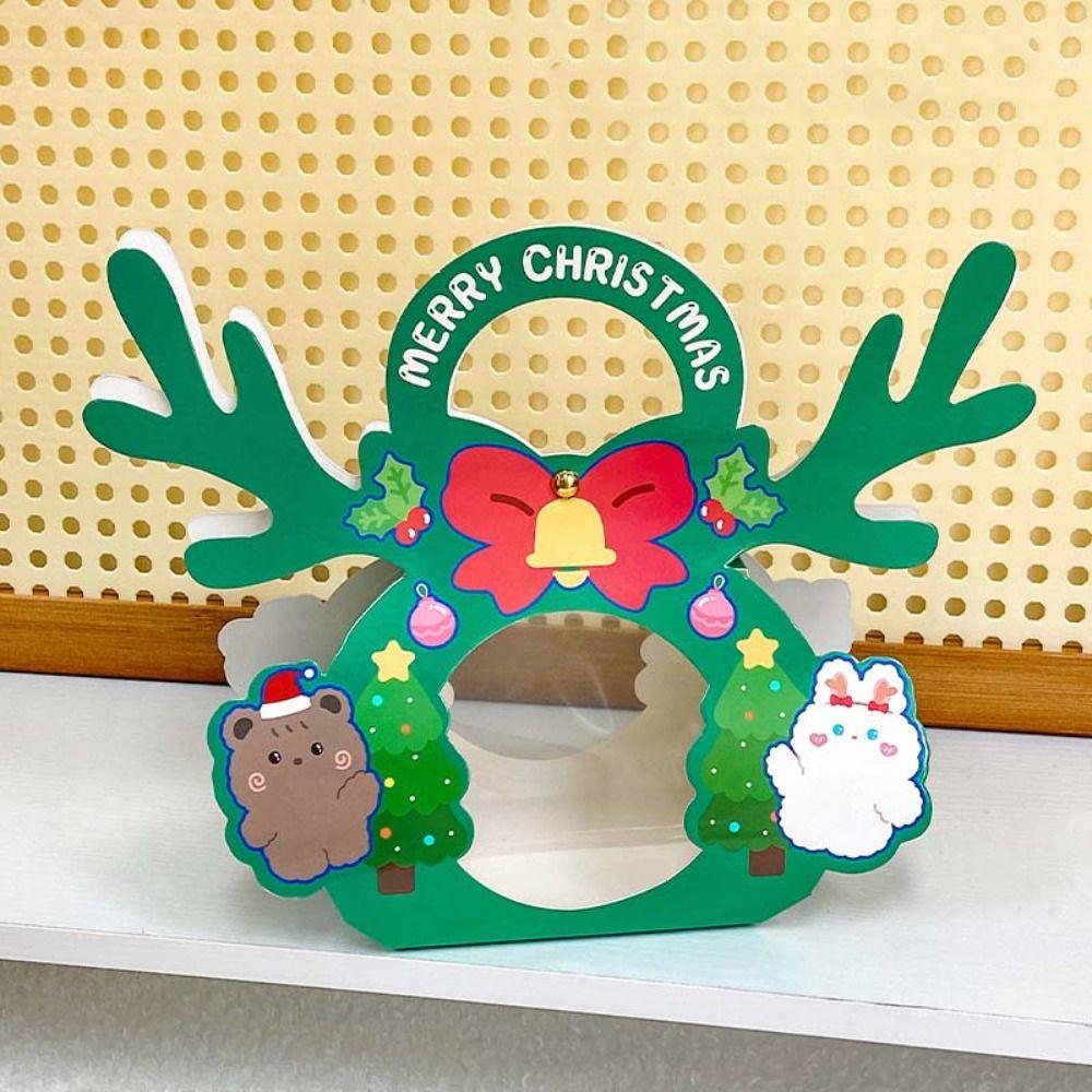 

Снежинка Рождественские подарочные принадлежности DIY Фестиваль Подарочная коробка Милая Рождественская упаковочная коробка для вечеринки