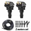 Replacement Jets Universal Windshield Washer Nozzle Kit For Most Car Models Easy To Install Uses For Auto Exterior Accessories
